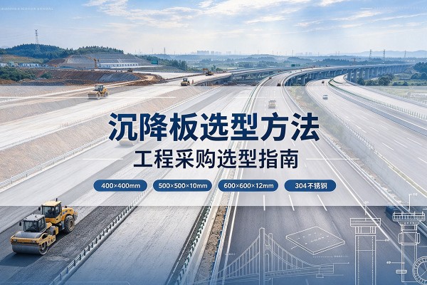 港北沉降板选择方法