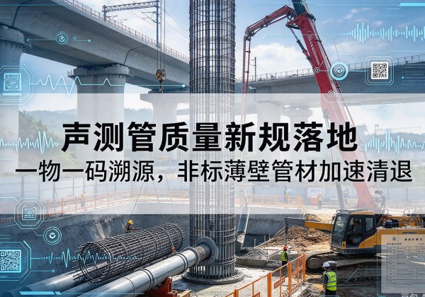 港北声测管质量新规落地，一物一码溯源，非标薄壁管材加速清退