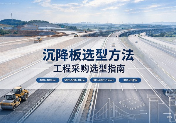 港北沉降板选择方法